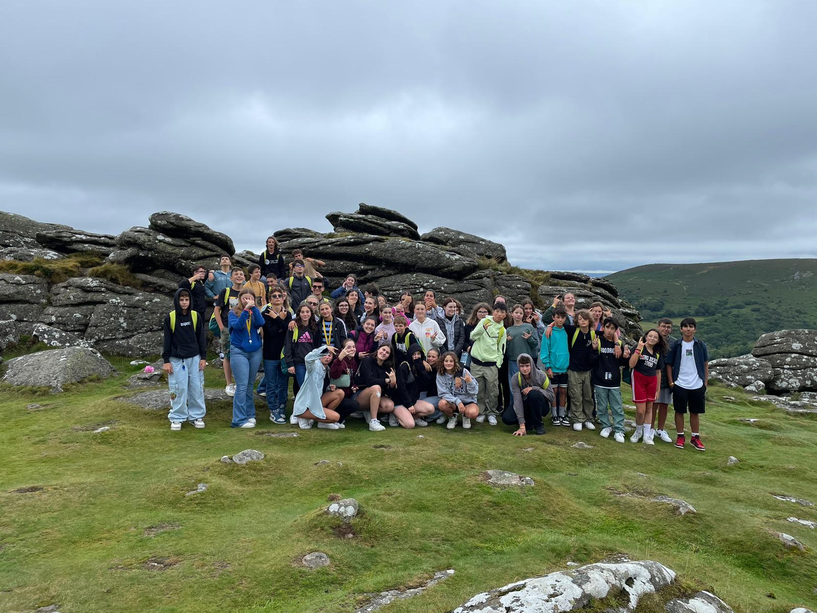 gruppo di ragazzi in inghilterra