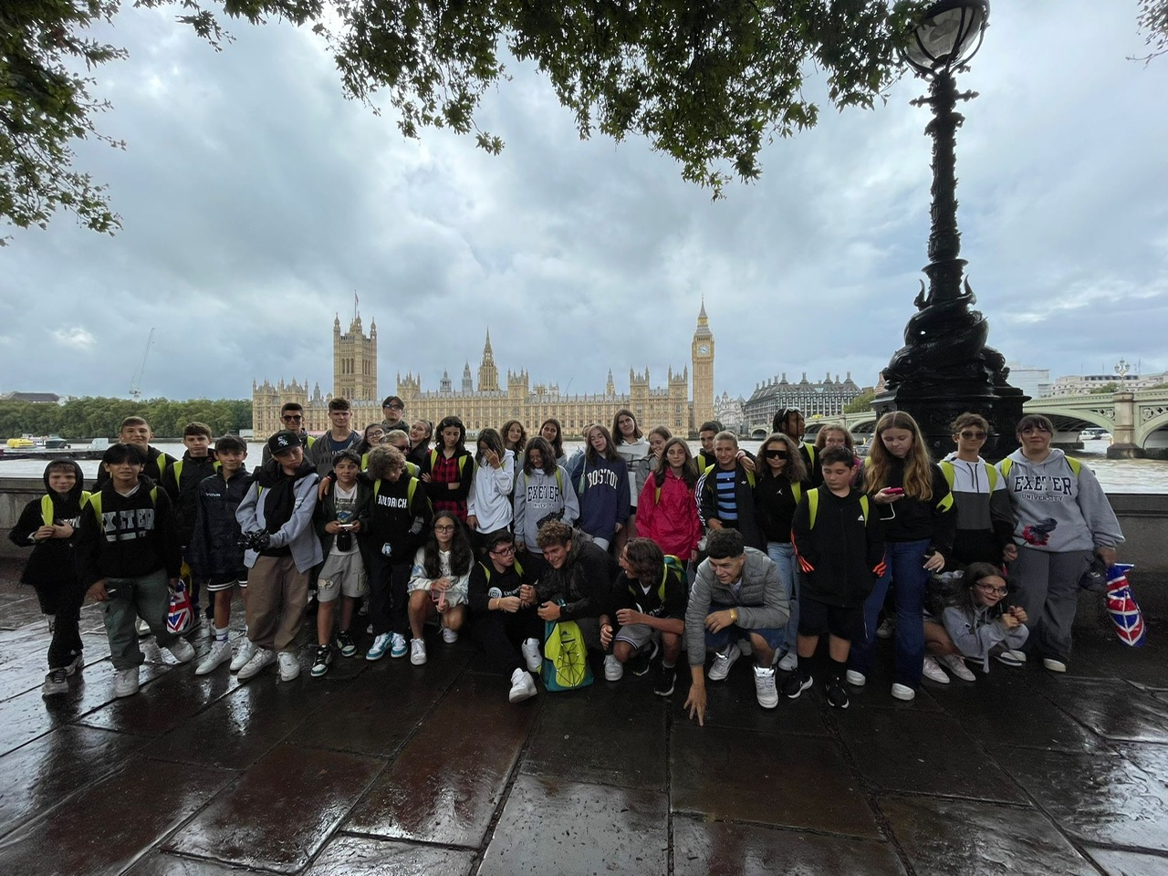 gruppo di ragazzi a londra