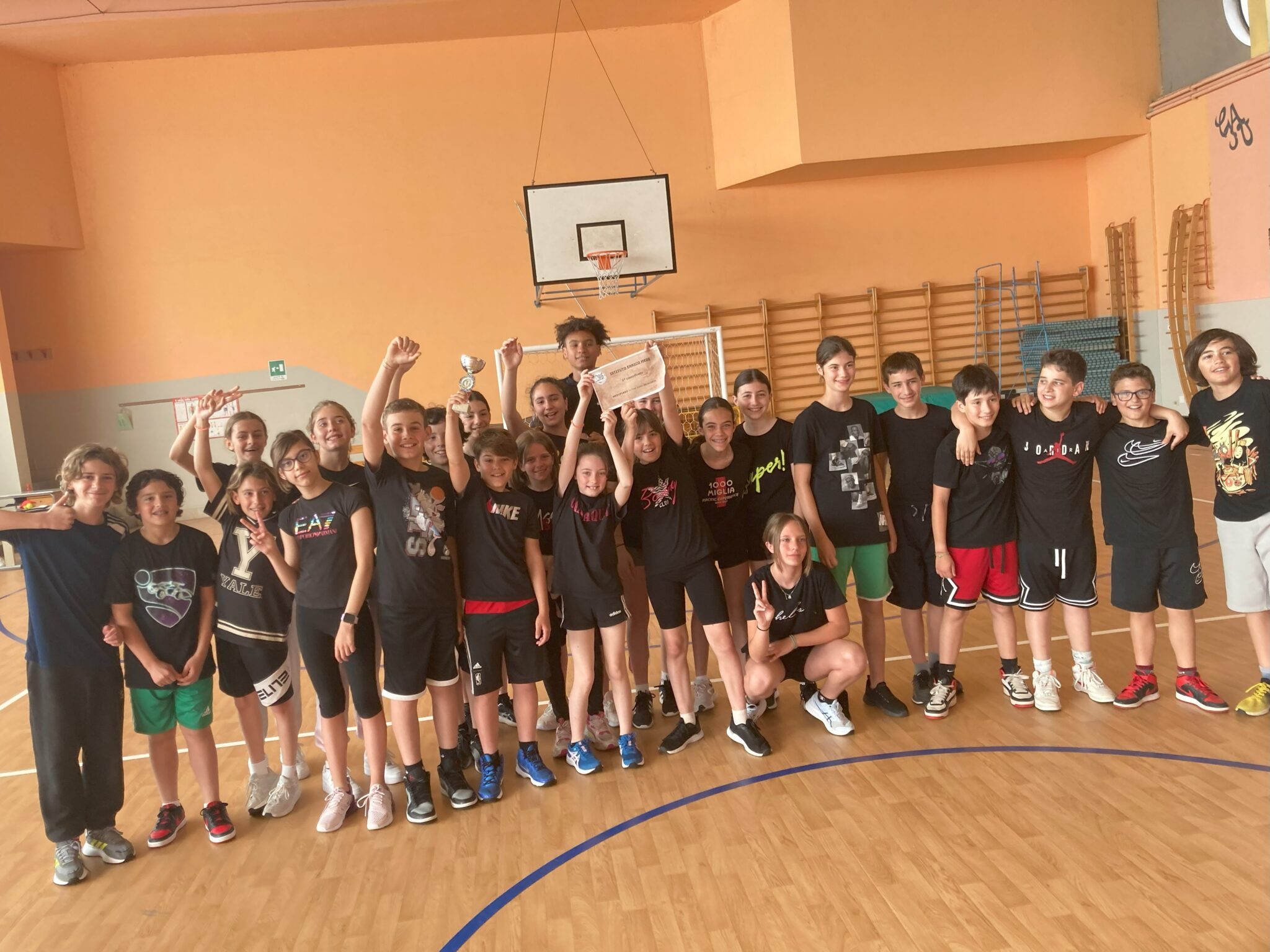 foto ragazzini in palestra